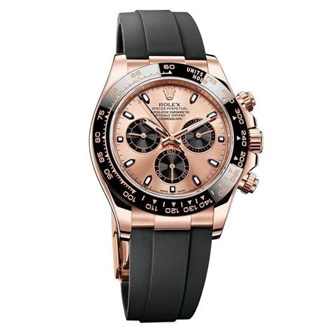 rolex women rose gold rubber strap|rose gold Rolex for sale.